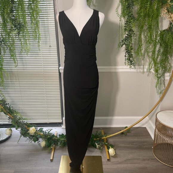Norma Kamali | Tara Side Drape Gown - Picture 1 of 4